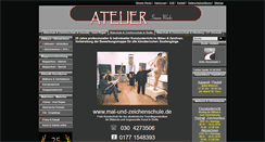Desktop Screenshot of mal-und-zeichenschule.de